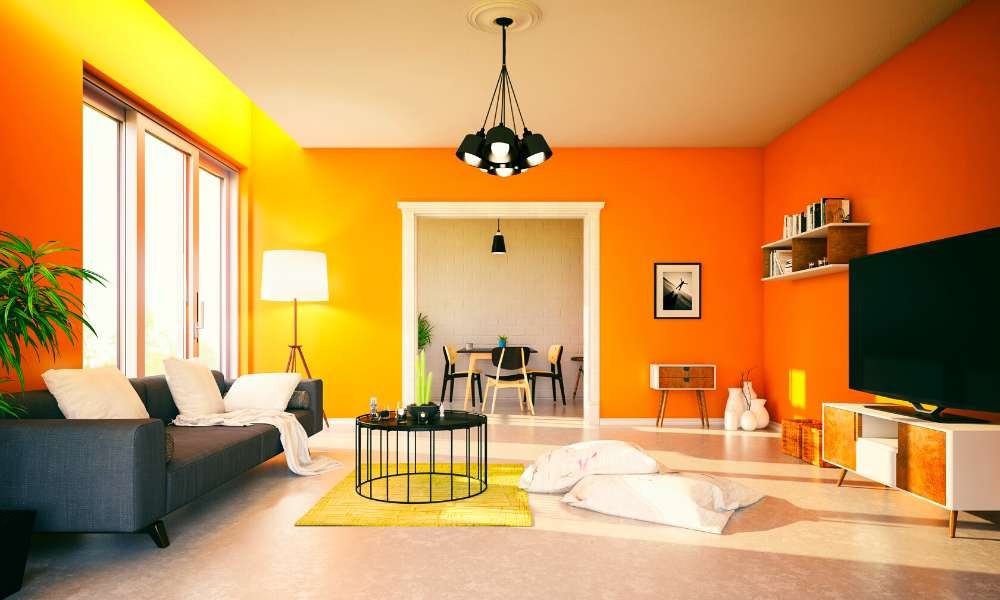 Orange Living Room Ideas